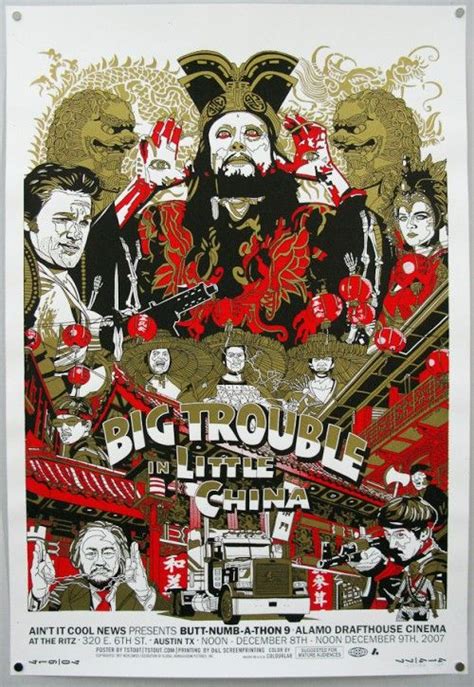 Big Trouble In Little China 1986 Dir John Carpenter Mondo Posters