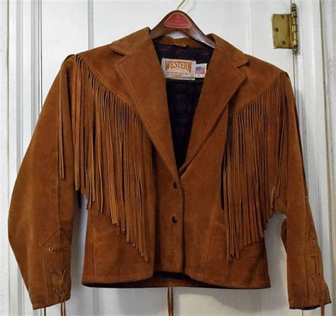 Vintage Schott Suede Leather Fringed Jacket From The 80s Etsy