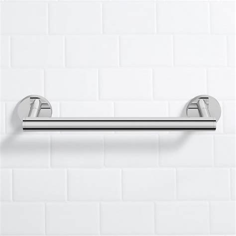 Contemporary Grab Bar Made Of Brass In A Polished Chrome Finish