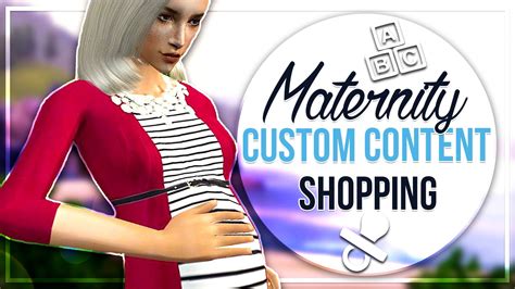 The Sims 2 Cc Shopping 5 Maternity Edition Youtube