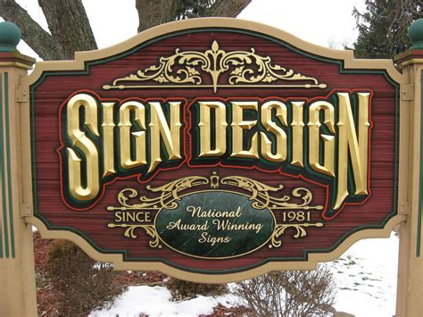 Dimensional Signs Are Generally Made Of Either Sandblasted Redwood Or