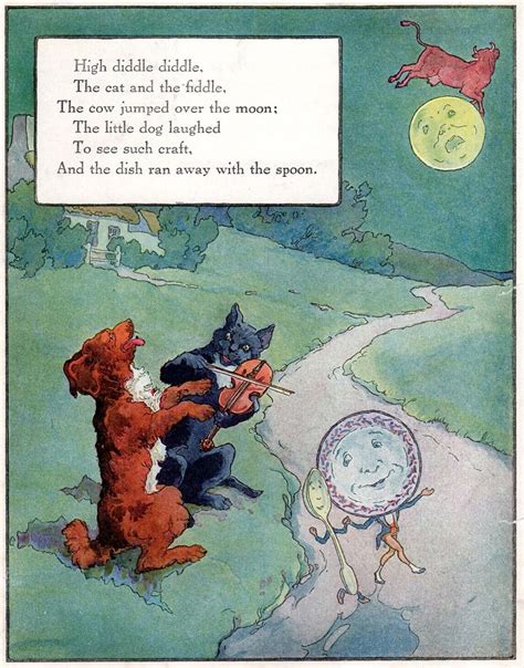 Открывайте новую музыку каждый день. Hey diddle diddle, the cat and the fiddle. | Old nursery ...