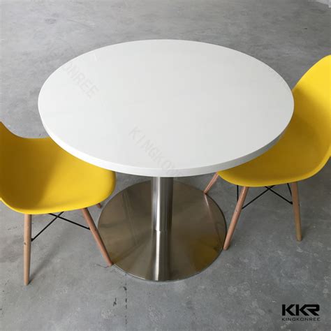 Solid Surface Stone Resin Restaurant Dining Tables Dining Table