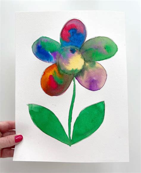 Easy Watercolor Painting For Kids Pingovox