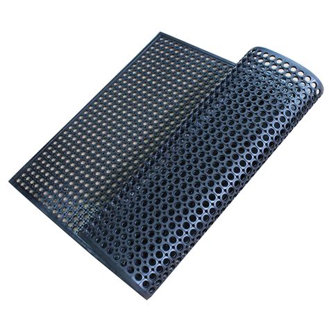 China Anti Slip Kitchen Mats Anti Fatigue Mat Drainage Rubber Mat