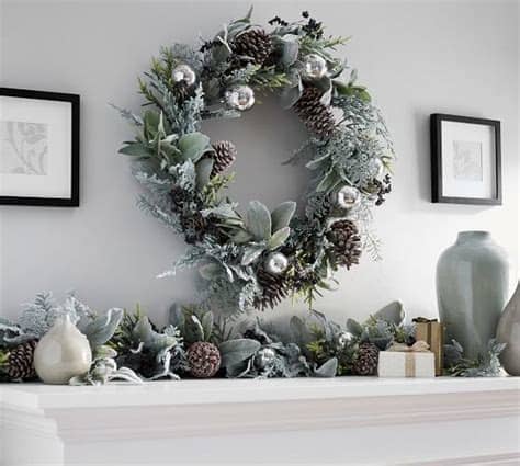Clothing manufacturers & wholesalers home decor sage shantung fabric. Snowy Ornament Sage Home Décor Collection | Pottery Barn