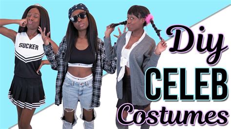 Diy Celebrity Costumes Aaliyah Britney Spears And Charli Xcx Youtube
