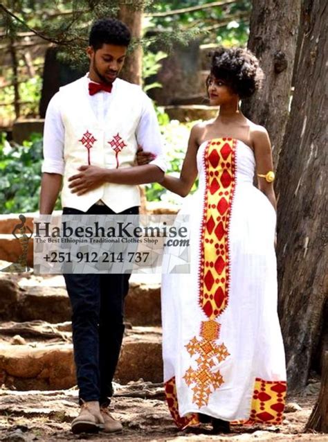 Ethio Romance Ethiopian Traditional Dress Wedding 14 Habesha Kemise