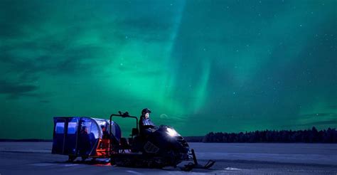 Rovaniemi Northern Lights Excursion By Snowtrain Getyourguide