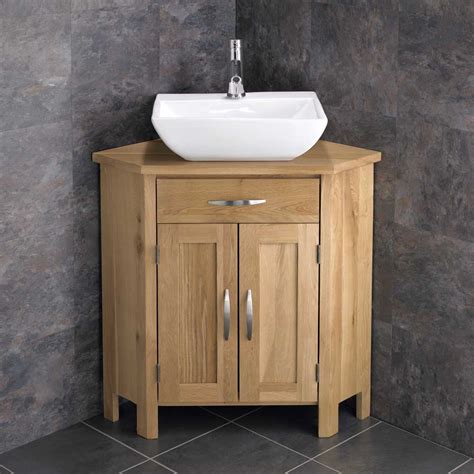 Corner Freestanding Cabinet Bathroom Vanity Unit 78cm Wide Ceramic Sink Basin Ebay