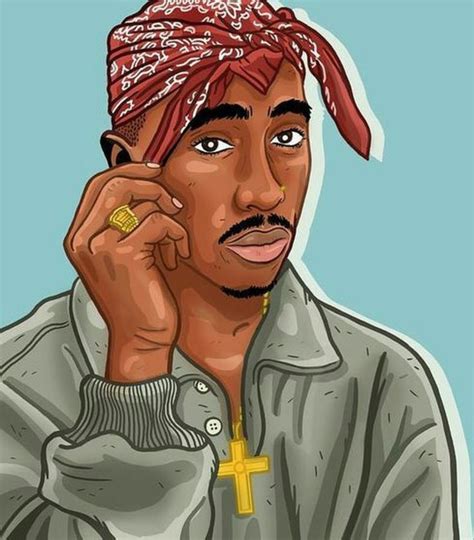 Pin Von Enticing Auf Love Blk Art Tupac Shakur Promis Illustrator