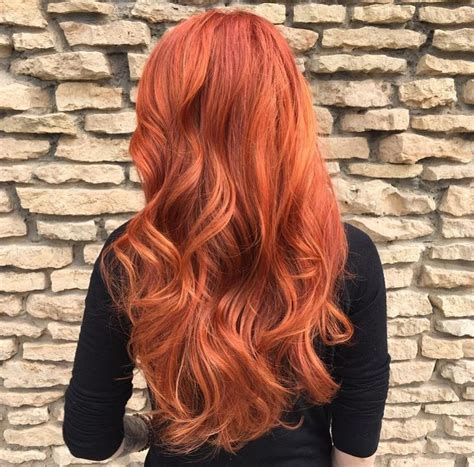 Redcopperorange Hair😍 Hair Copper Orange Hair Long Hair Styles