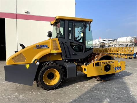 2021 Xcmg Cv83pdu Smooth Drum Roller Compactor For Sale 6 Hours