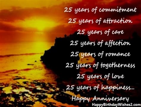 60 25th Wedding Anniversary Wishes Messages Quotes For Friends