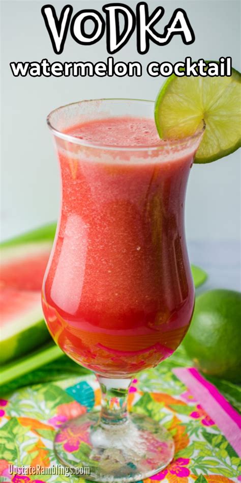 Here are 10 of the most alcoholic drinks in the world for the one's who like the heavy concentration. Vodka Watermelon Cocktail in 2020 | Watermelon cocktail ...