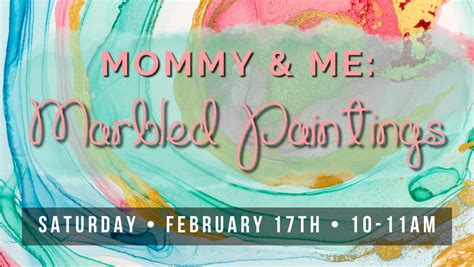 Mommy And Me Marbled Paintings Downtown Wichita Falls Development