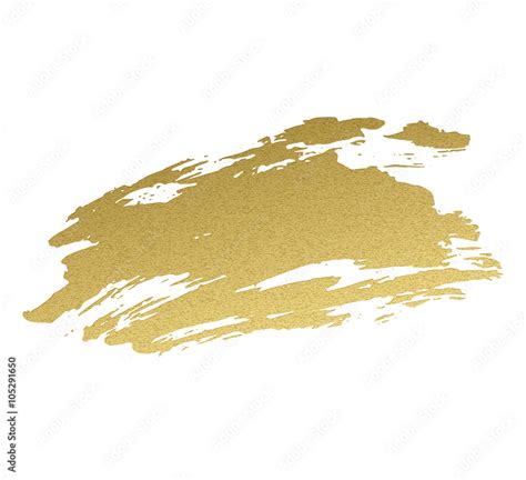 Gold Acrylic Paint Vector Illustration Stock Vector Adobe Stock