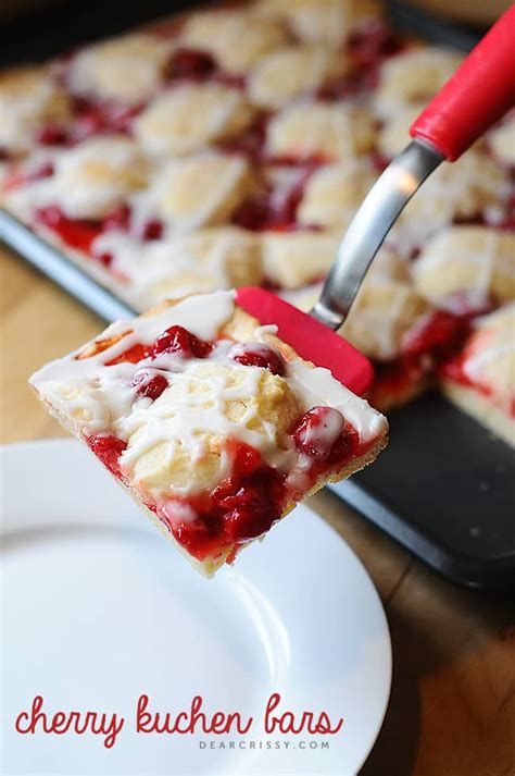 Maybe you would like to learn more about one of these? Cherry Kuchen Bars Recipe - Cherry Pie Bars