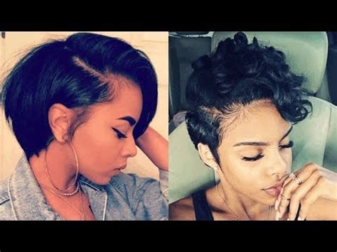 These short finger waves are a more modern short black hairstyle for women in their 40's. 28 Best Short Hairstyles For Black Women With Relaxed Hair ...