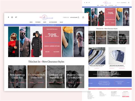 Landing Page Design For E Commerce Clothing Store By Hamza Ali On Dribbble