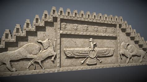Persepolis Bas Relief 3d Model By Afsaneh Ghazavi Aghaza2 4b24db8