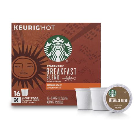 4.6 out of 5 stars, based on 344 reviews 344 ratings current price $10.39 $ 10. Starbucks Breakfast Blend Medium Roast Single Cup Coffee ...