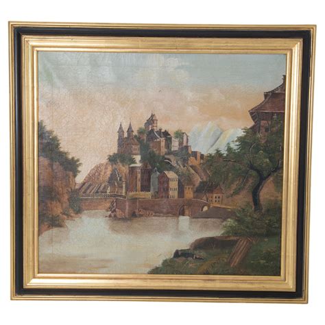 Chepstow Castle Monmouthshire Oil Painting By William Pitt At
