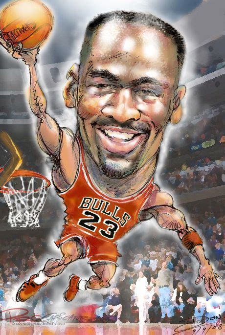 Michael Jordan Caricature