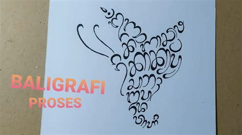 Wow Lukisan Kaligrafi Bali Koleksi Kaligrafi Keren