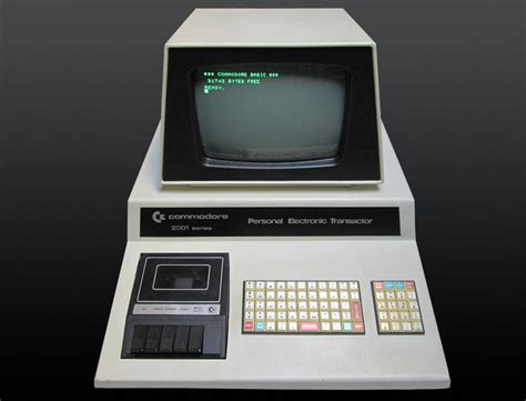 History Of Computer Design Commodore Pet 2001 1977