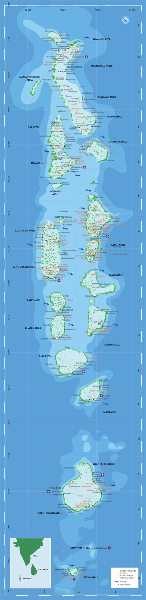 Maldives Map And Geographic Location My Maldives