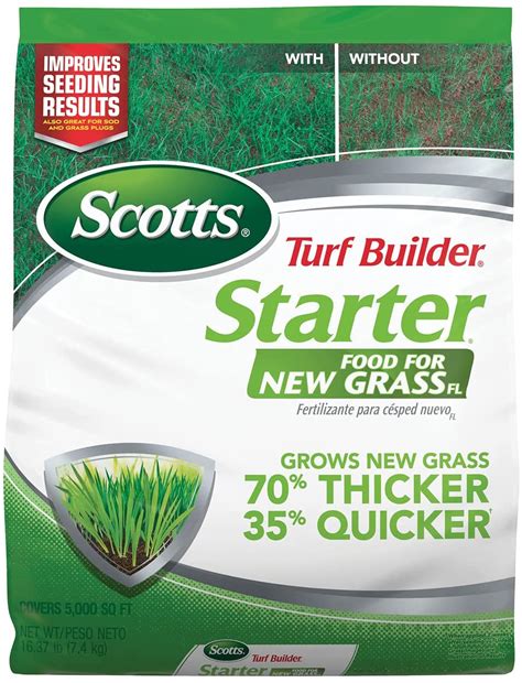 Amazon Com Scotts Turf Builder Starter Fertilizer For New Grassfl