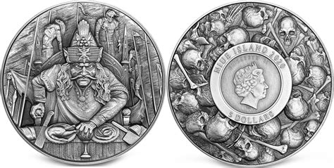 5 dollars vlad the impaler dracula 2 oz silver coin 5 niue 2020 antique finish ma shops