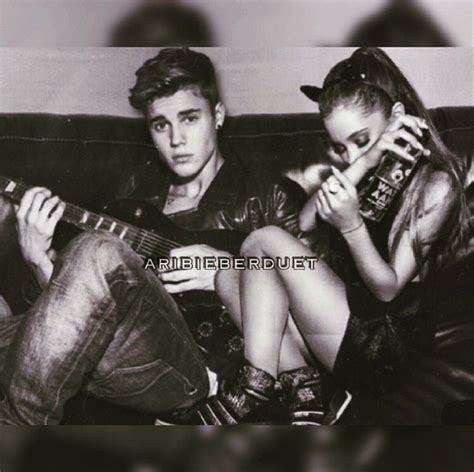 This Looks So Real Ariana Grande Justin Bieber Ariana Grande Sexy Ariana And Justin