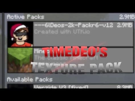 These parts can be instruments, singers, or a combination of both. TimeDeo's Texture Pack (MCPE 1.10) - YouTube