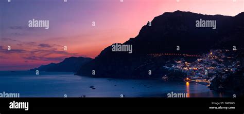 Positano At Night Hi Res Stock Photography And Images Alamy