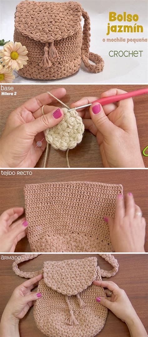 Easy Crochet Bag Tutorial Schritt Für Schritt Du Liebst Schmuck