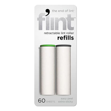Lint Roller Refills 2 Pack Refill And Reuse Flint Lint Roller