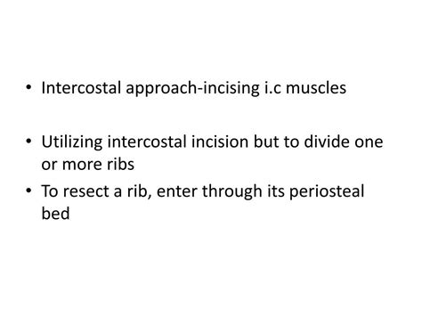 Ppt Thoracic Incisions Powerpoint Presentation Free Download Id391276