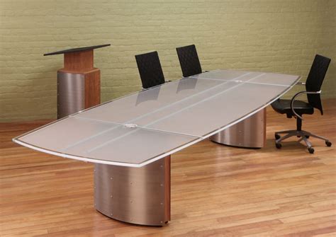 Glass Top Conference Room Table Glass Designs