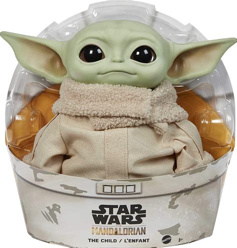 Star Wars Peluche De Baby Yoda De El Mandaloriano Cuerpo Blando Y