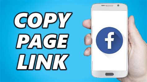 How To Copy Link Of Facebook Page 2024 Youtube