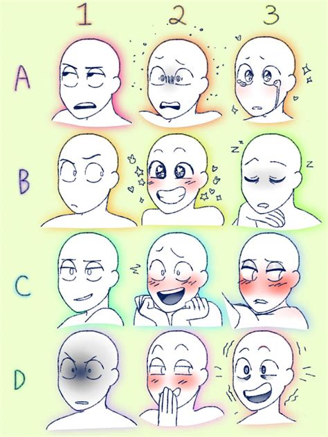 How To Draw Face Expressions Cartoon Drawing Cartoon Facial