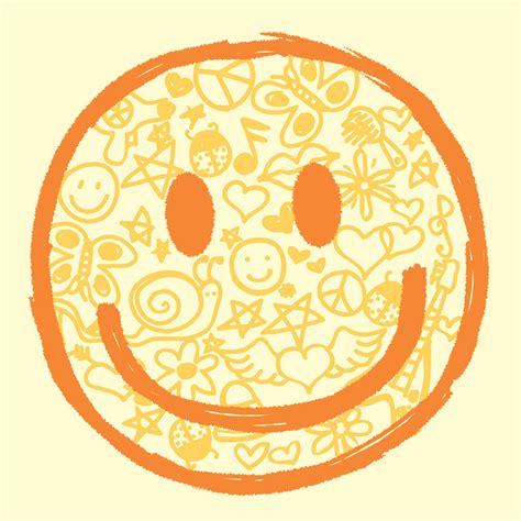 Graffiti Smiley Isolated Placement Print 10545176 Vector Art At Vecteezy