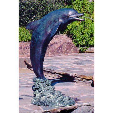 Dolphin Statue Art Céramique Art
