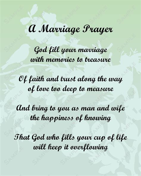 Items Similar To A Marriage Prayer Poem Love Poem For Bride Or Groom