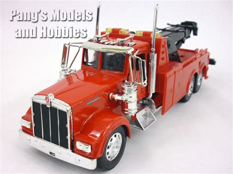 Kenworth W900 Tow Truck Diecast Metal 132 Scale Model By Newray Pang