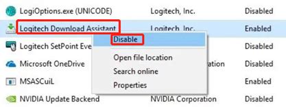 Software · 1 decade ago. How to Disable Logitech Download Assistant from Startup
