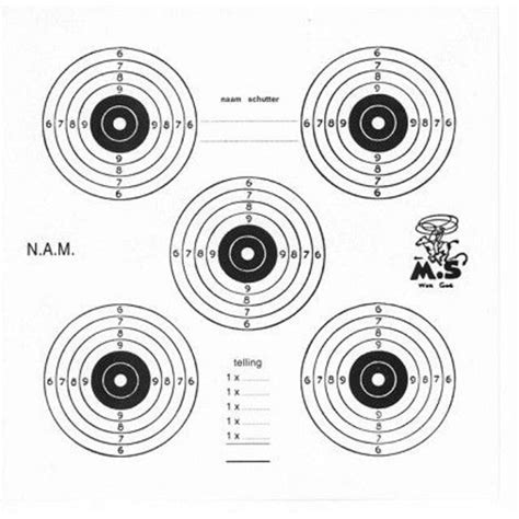 Free Printable Shooting Targets Crooked Bend V Blu De