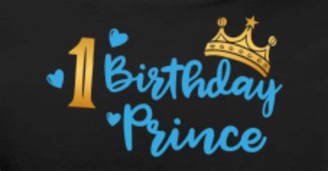 Birthday Prince 1st Birthday Boy Boy T Mens Premium T Shirt